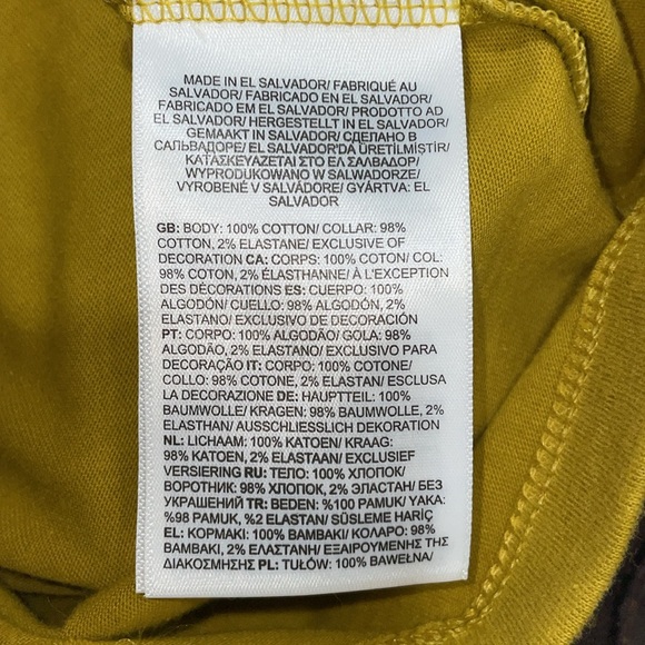 The North Face Men's Yellow T-Shirt - Picture 7 of 8